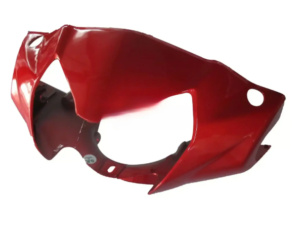 Head Light Visor/mask for tvs Wego (Red)-TVS