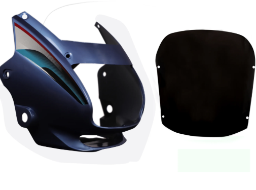 Head Light Visor/mask for hero Super Splendor( Sky Blue)-GENIUNE