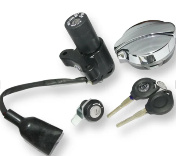 lock key set for Royal Enfield Interceptor 650 -GENUINE