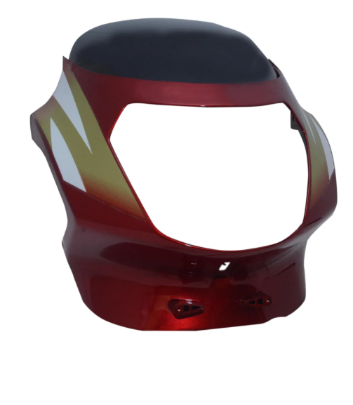 Head Light Visor/mask tvs Victor Glx( Red)-TVS