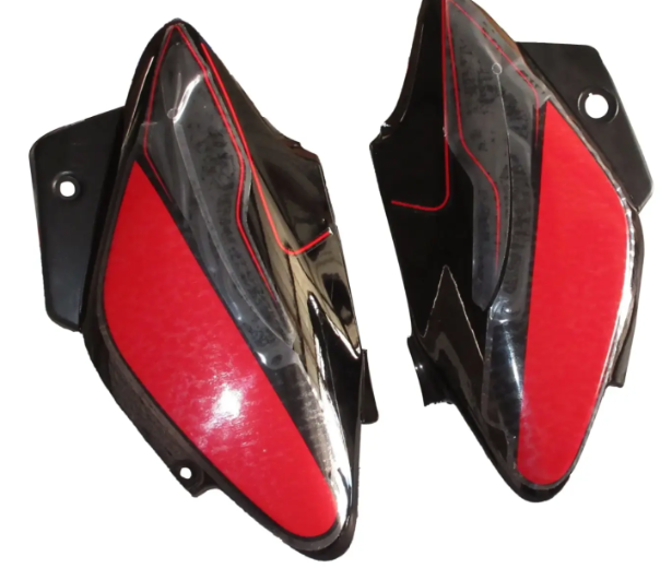 Side Panel/cover for hero Splendor I-smart Type-2 (Black Red Bike)-GENUINE
