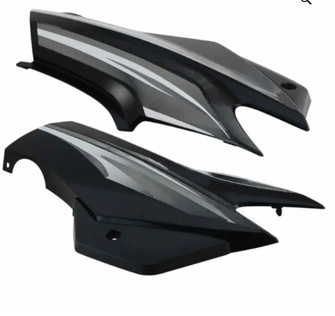 Side Panel/cover for hero Super Splendor Latest (type-2) Black (grey Stk)-GENUINE
