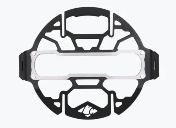 Headlight Grill for Scram 440 (Black$ Silver)-ROYAL ENFIELD