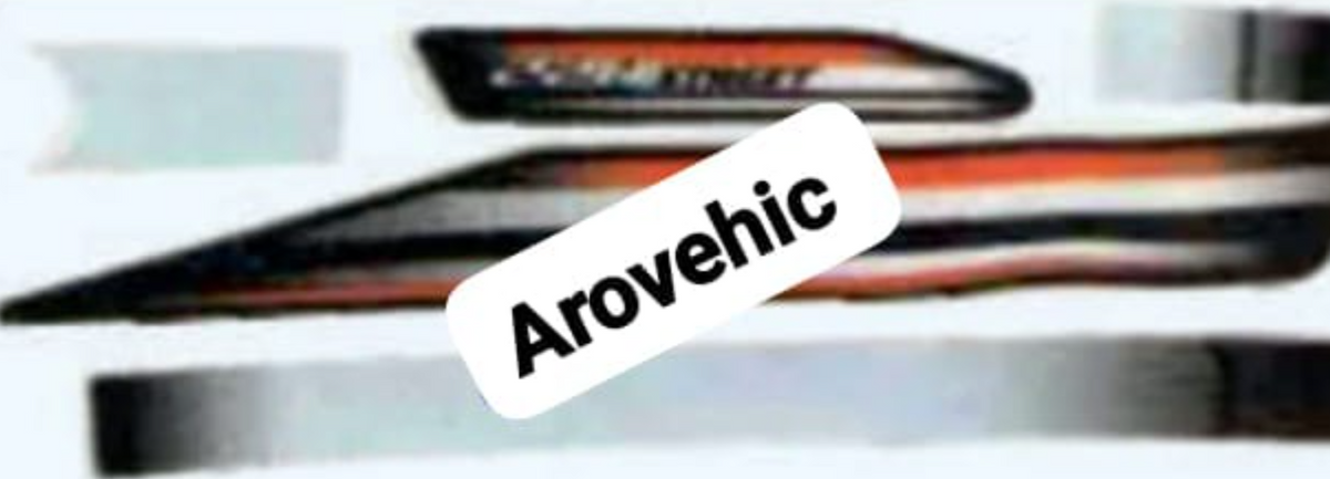 Graphics Sticker Set for Bajaj Avenger 150 Street ( Mehroon Vehicle) (Both Sides)-OES Sticker