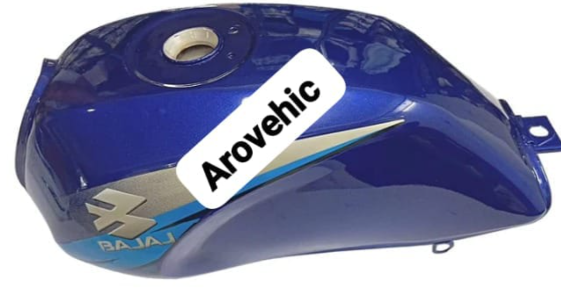 Petrol Tank for Bajaj Caliber 115 (Blue/Silver Sticker)-ENSONS