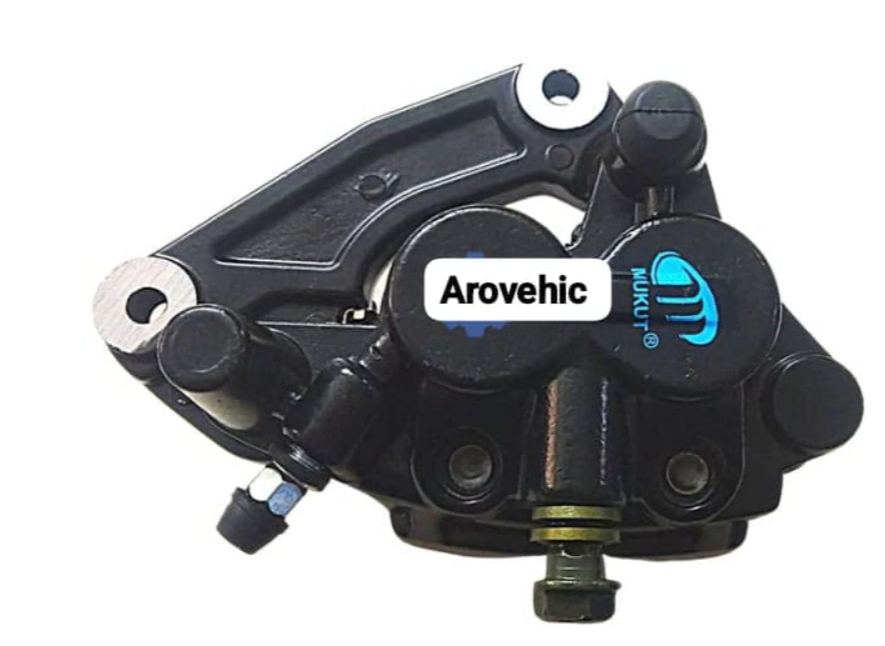 Front Brake Disc Caliper for Discover 100 T (Black)- MUKUT