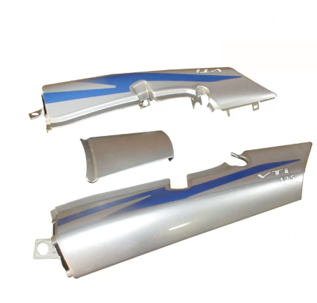 Tail Panel/seat Cowl for tvs Victor Glx (Silver)-GENUINE