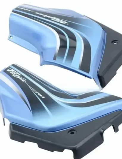 Side Panel/cover for hero Passion Pro (Digital Black blue Stk)-GENUINE