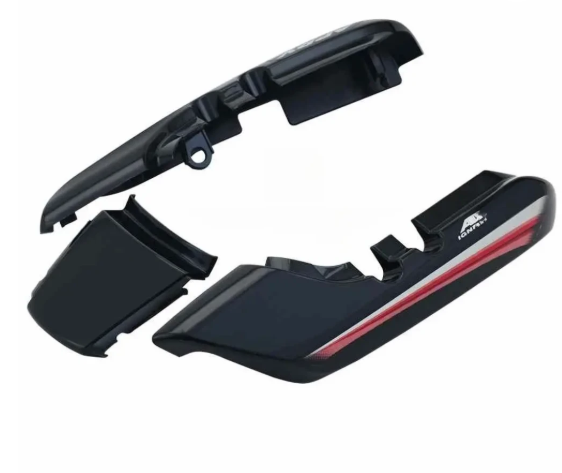 Tail Panel/seat Cowl for hero Splendor Pro (new Graphics Black red Stk)-HERO