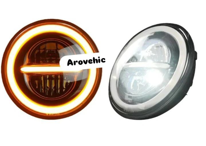 Head Light for Royal Enfiled Scram 411-ABK