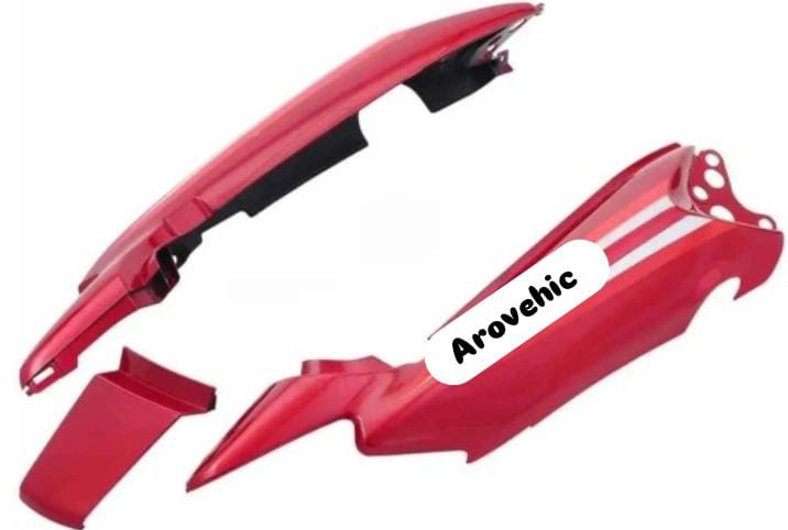 Tail Panel/seat Cowl for hero Splendor Nxg (Latest Red)-GENUINE
