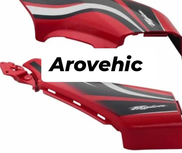 Side Panel/cover for hero Passion Xpro (Sports Red Colour black Bike)-GENUINE
