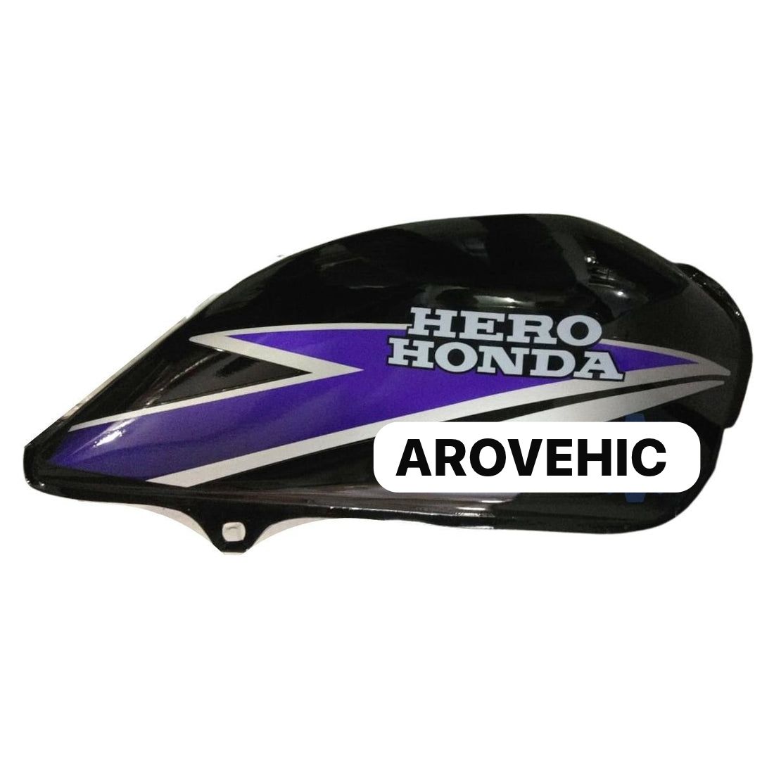 Petrol Tank for HERO CD DLX (Black And Blue)-FIRST QUALITY
