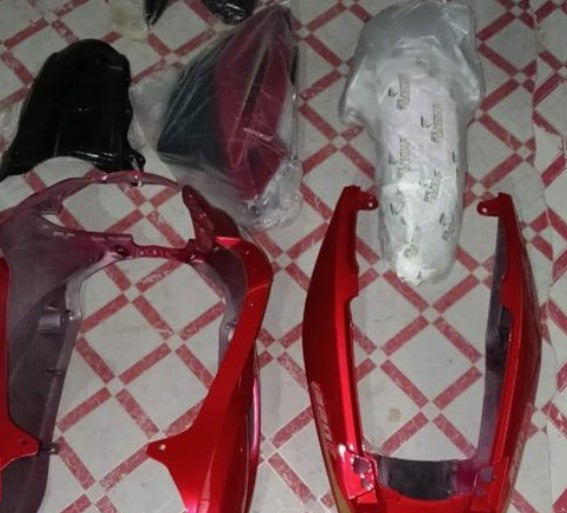 Body Kit for Pulsar 220 (Red)-BAJAJ
