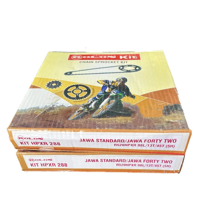 Chain Sprocket Kit for Jawa 42 & Standard-Rolon