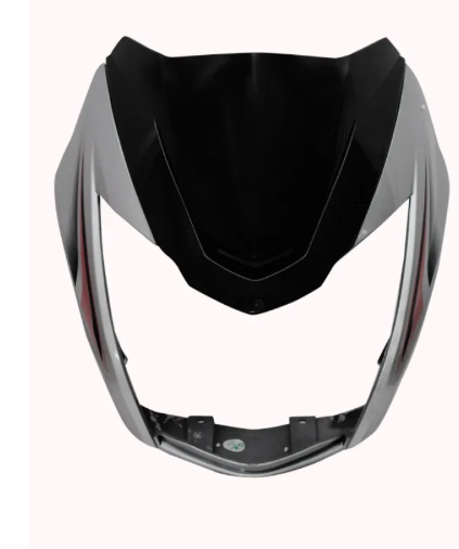 Head Light Visor/mask for tvs Victor (New Model) Silver-TVS