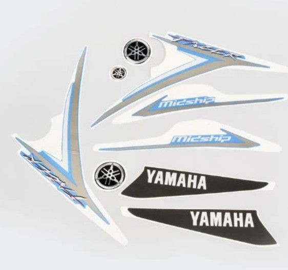 Sticker Set for Fazer (Blue Tank)-YAMAHA