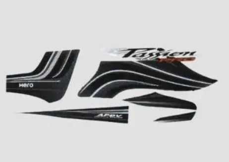 Sticker Set for Passion Pro T3 (Black Tank-Grey)-HERO