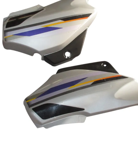 Side Panel/cover for hero Super Splendor (New Model) Silver purple Stk For Black Bike-GENUINE