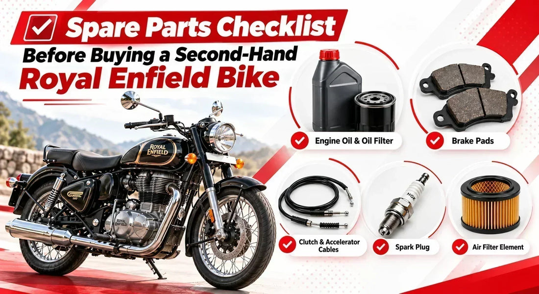 Spare Parts Checklist Before Buying a Second-Hand Royal Enfield Bike