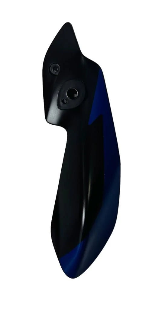 Side mask Left Side satin Black + Deacal Plasma Blue for BAJAJ PULSAR NS 200-bajaj