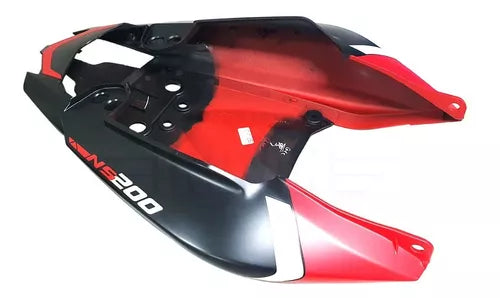 Seat cowl Assay Burnt Red + Sa Black +decal (2020-2023) for BAJAJ PULSAR NS 200-bajaj