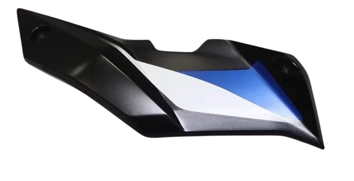 Lower Fairing(belly pan) Left Side Satin Black & Plasma Blue 2021-2023 for BAJAJ PULSAR NS 200-bajaj