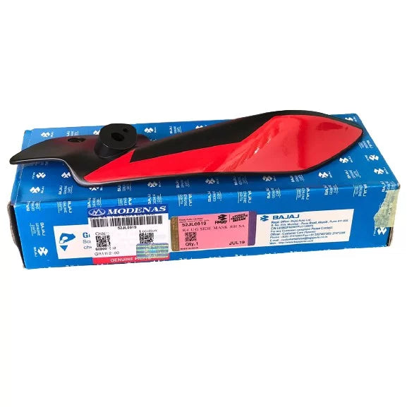Headlamp fairing satin Black  red Right hand(2020-2021) for BAJAJ PULSAR NS 200-bajaj
