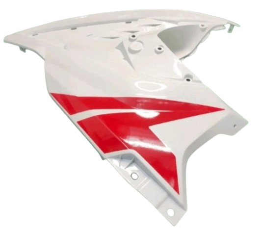 Side Fairing Right Met White+Red Dcal(2020) for BAJAJ PULSAR RS 200-bajaj