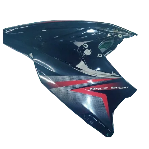 Side Fairing Left Ebony Black With Red Decal(2015-2016) for BAJAJ PULSAR RS 200-bajaj