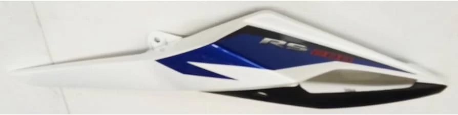 Seat Cowl Left Side Met White & Blue-(2017-2020) for BAJAJ PULSAR RS 200-bajaj