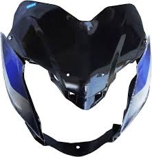 Visor Blue for bajaj xcd 125-bajaj