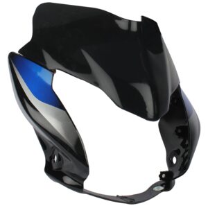 Visor Black & Blue for Bajaj Discover 125 ST-SAI