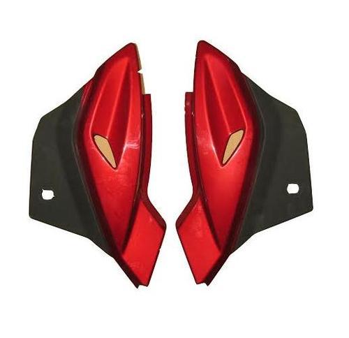 Side Panel Red & Black