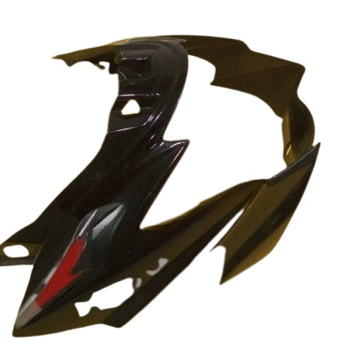 Visor Black With Red Sticker