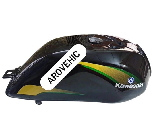 Petrol Tank Black/Green