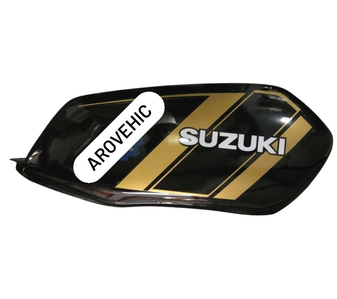 Petrol Tank (Black/Golden) for Suzuki AX100 / MAX100-ABK