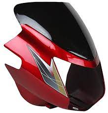 Visor Black And Red for TVS Star City-Hero