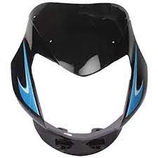 Visor Black And Blue  for TVS Star Sports-First Quality