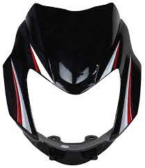 Visor Black And Red for TVS Star Sports-First Quality