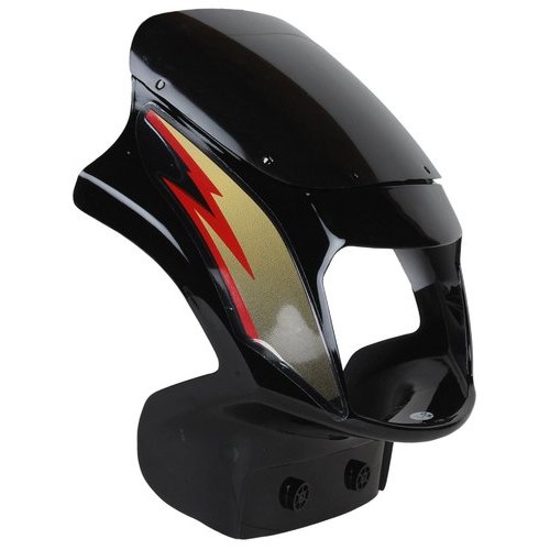 Visor Black for TVS Victor-First Quality 