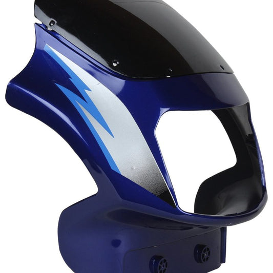 Visor Blue  for TVS Victor GL-First Quality 