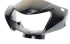 Visor Black Colour  for TVS Wego-rolon