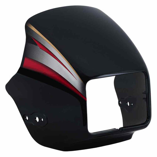 Black with red silver mask for HERO SPLENDOR-SAI