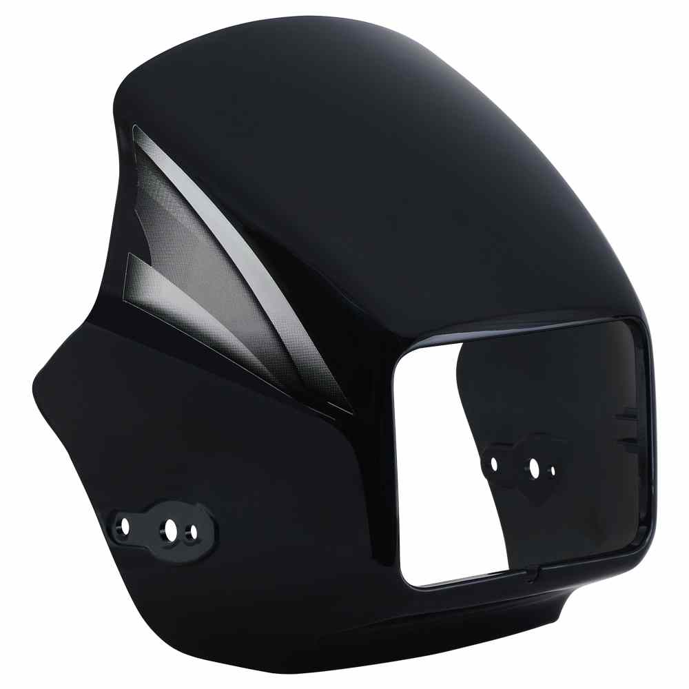 Hradlight visor with silver stk for HERO SPLENDOR I3S-SAI