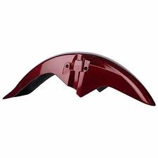 Front Mudguard Wine Red Colour for Honda Shine Type 5-First Quality