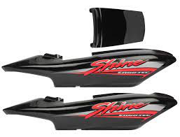 Tail Panel Black Red Sticke for Honda Shine Type 5-First Quality
