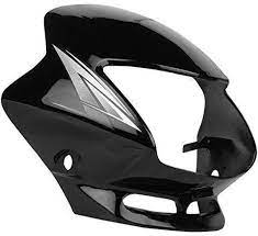 Visor Black Silver Sticker for Honda Shine Type 5-First Quality