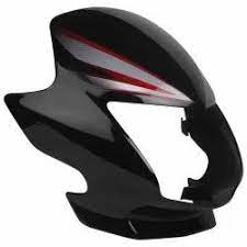 Visor Black Red Sticker for Honda Shine Type 6-First Quality