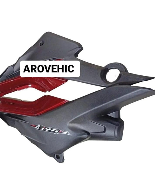 Side Panel Black & Red Sticker for Honda Livo 110-First Quality